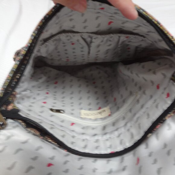 Sakroots Women’s Convertible Signature Peace Print Backpack/ Crossbody Bag/Purse - Picture 6 of 14